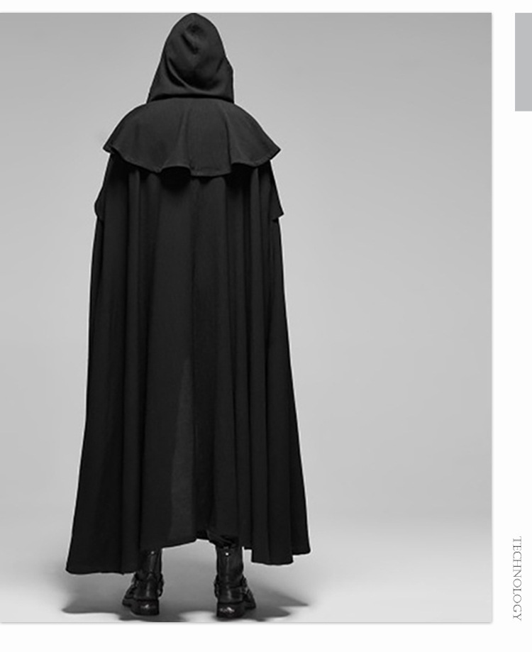 2020冬季新款现货万圣节派对中世纪4色披风 哥特式男式长款斗篷