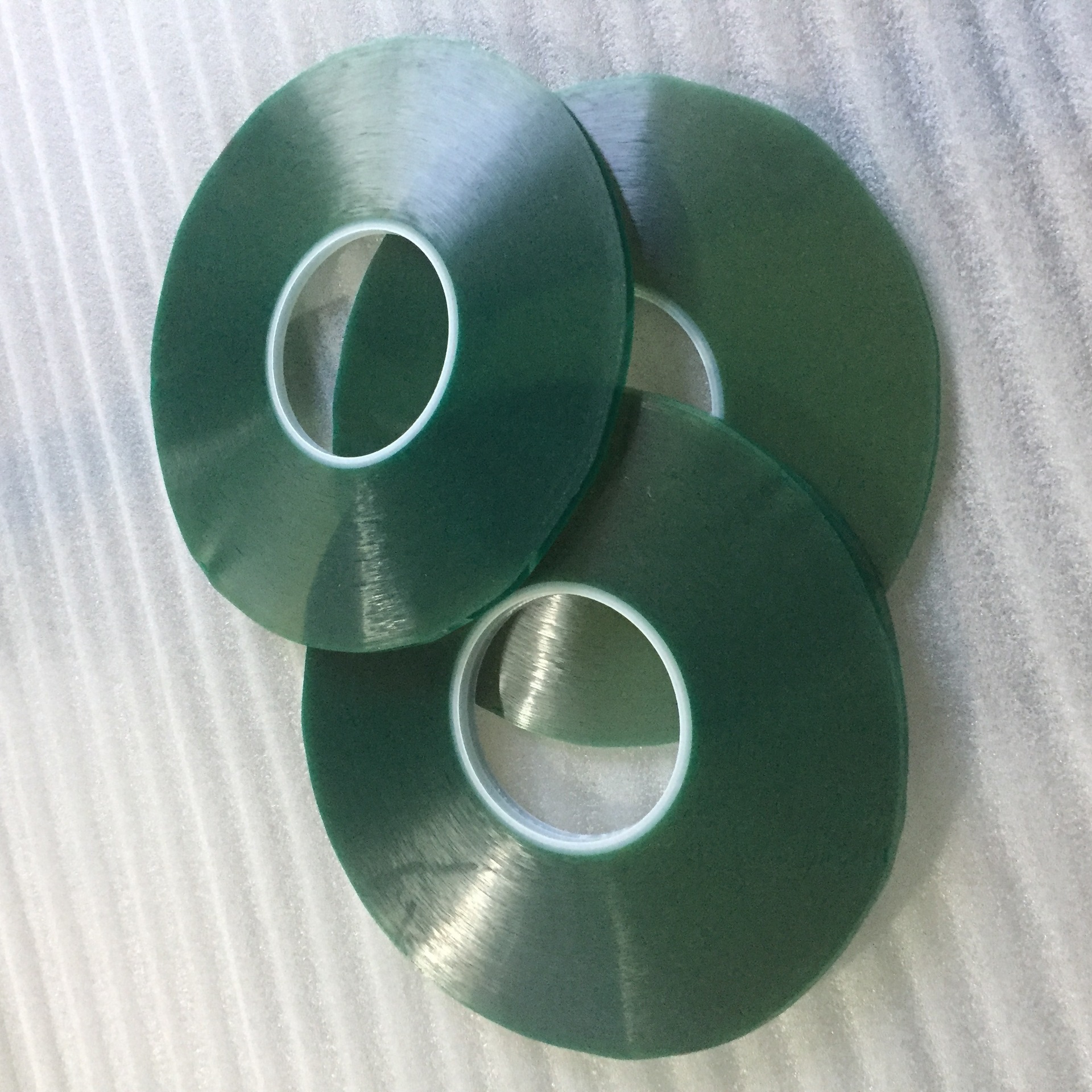 苏州厂家现货绿硅胶带聚酰亚胺胶带各种粘性厚度均有现货不残胶