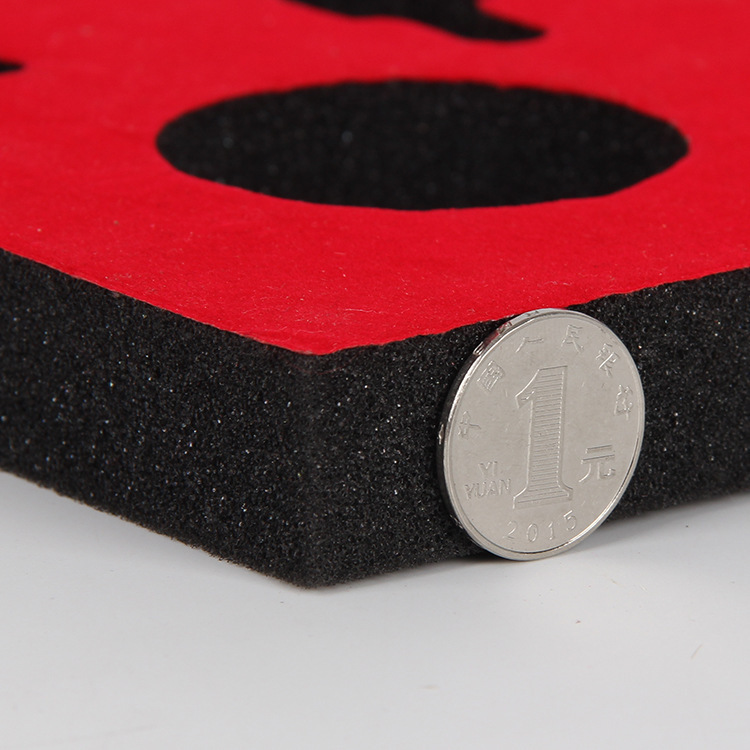 厂家定制eva植绒内衬包装盒eva加厚植绒内衬礼盒eva包装海绵内托