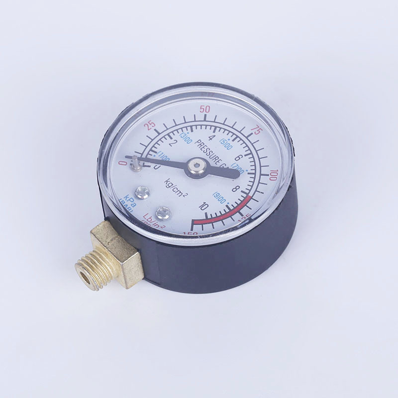 厂家供应精密压力表 车载充气泵压力表 气筒压力表 不锈钢压力表