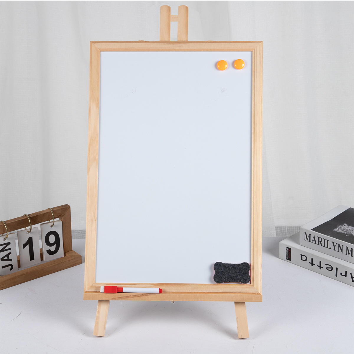 创意木质工艺品儿童画画板写字板广告活动提醒板磁性可檫写小黑板