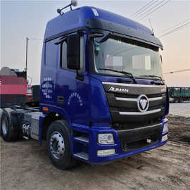 销售二手半挂牵引车头 欧曼gtl牵引拖车头 可按揭 半挂车头