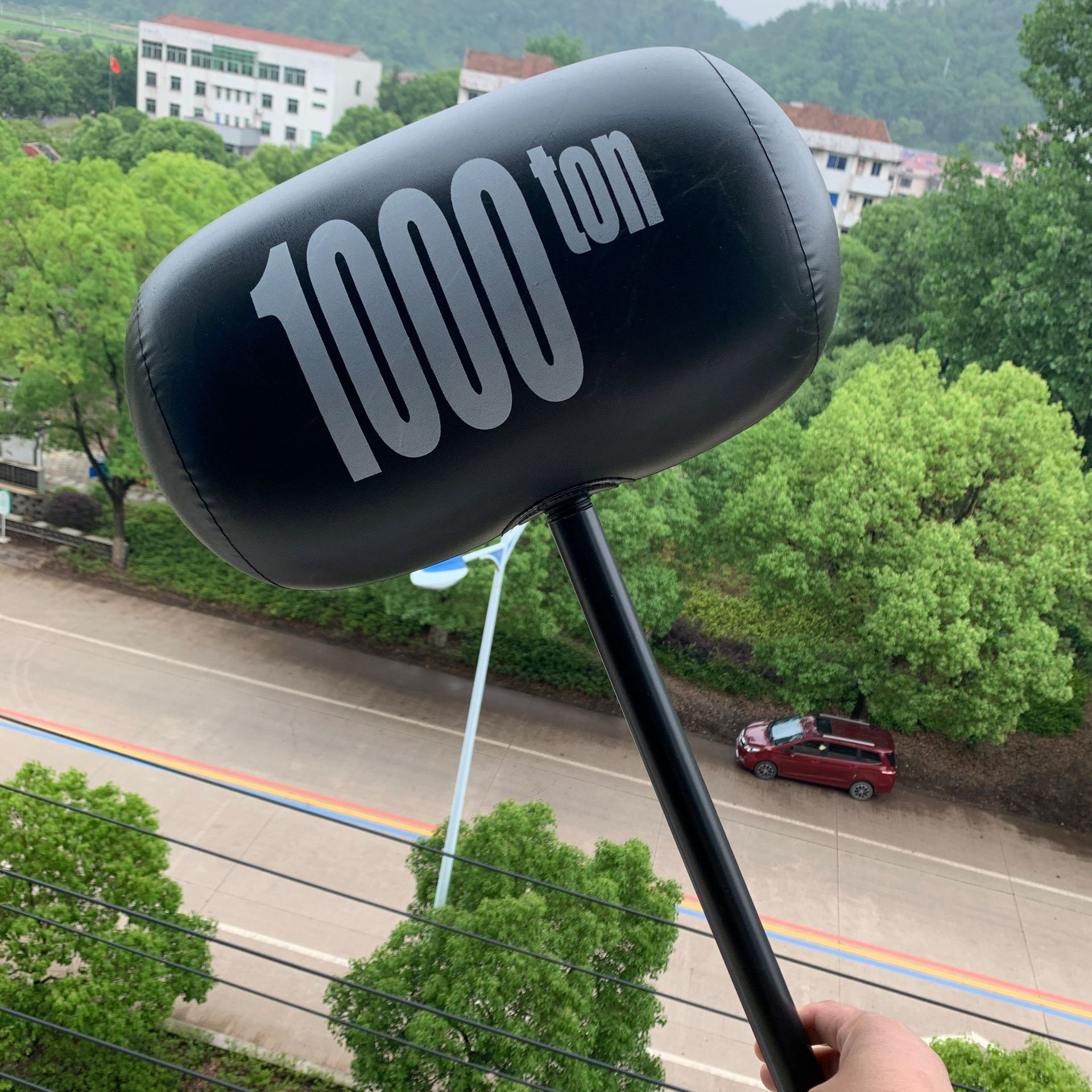 充气玩具锤子 充气大千吨锤1000锤子 充气1000吨锤子 大号千吨锤