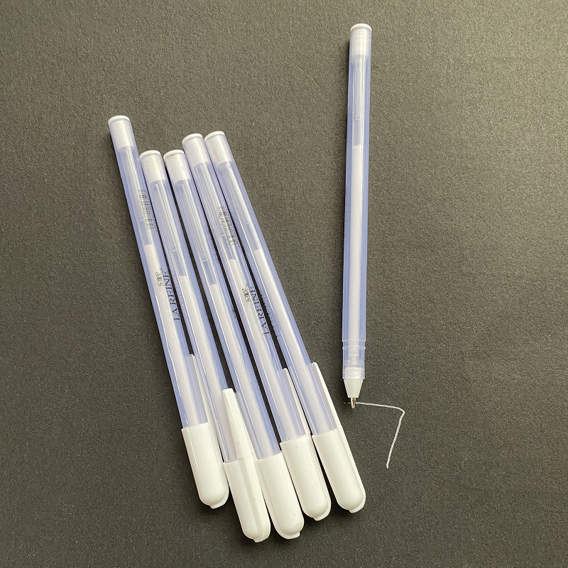 白色高光笔高光笔 高光绘画笔创意设计勾线笔 黑卡纸记号笔油漆笔