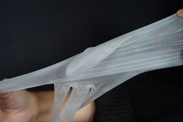 纹绣一次性手套乳胶白色弹力橡胶美容透明50支盒装pvc手套无粉l码