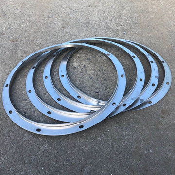 镀锌冲孔冲压圆法兰通风管道法兰铁圈角铁法兰不锈钢法兰非标