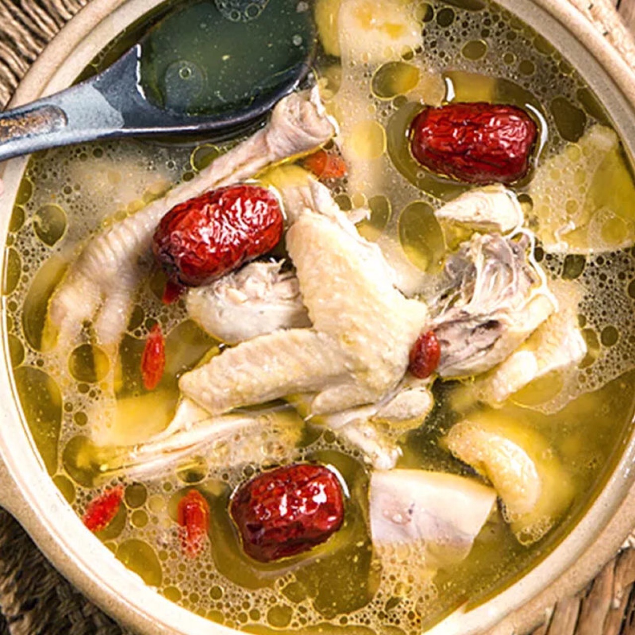 广东煲汤干材料乌鸡排骨红枣枸杞养生煲汤底滋补美味多种口味包邮