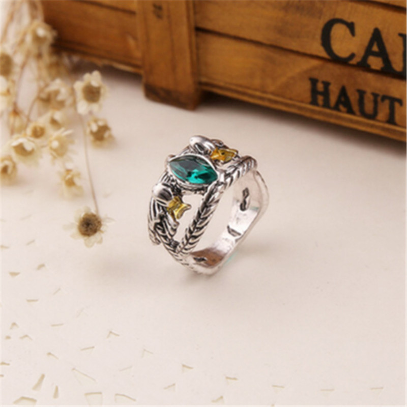 速卖通热售欧美电影指环王戒指阿拉贡巴拉赫之戒指环厂家直销