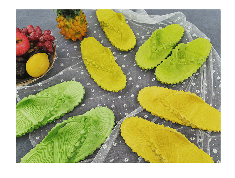 越南温突拖鞋新款潮搭男鞋女沙滩鞋亲子百搭外穿夏网红榴莲人字拖