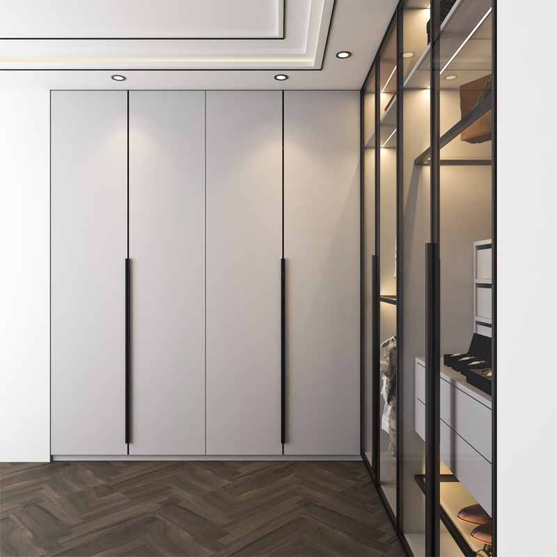 广州全屋定制衣柜简约现代整体步入式衣帽间卧室定做衣柜定制