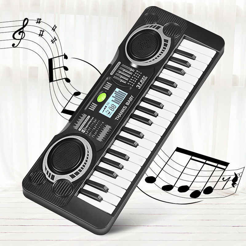 新款早教玩具37键电子琴儿童益智乐器多功能音乐启蒙初学女孩礼物