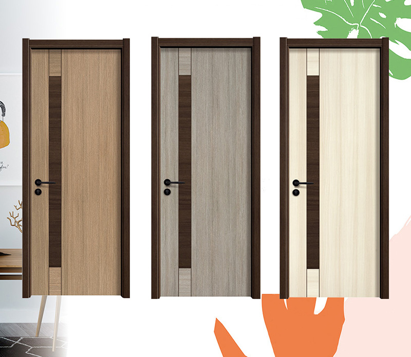 现代简约模压夹板门多层板免漆复合门环保静音无甲醛生态门工程门
