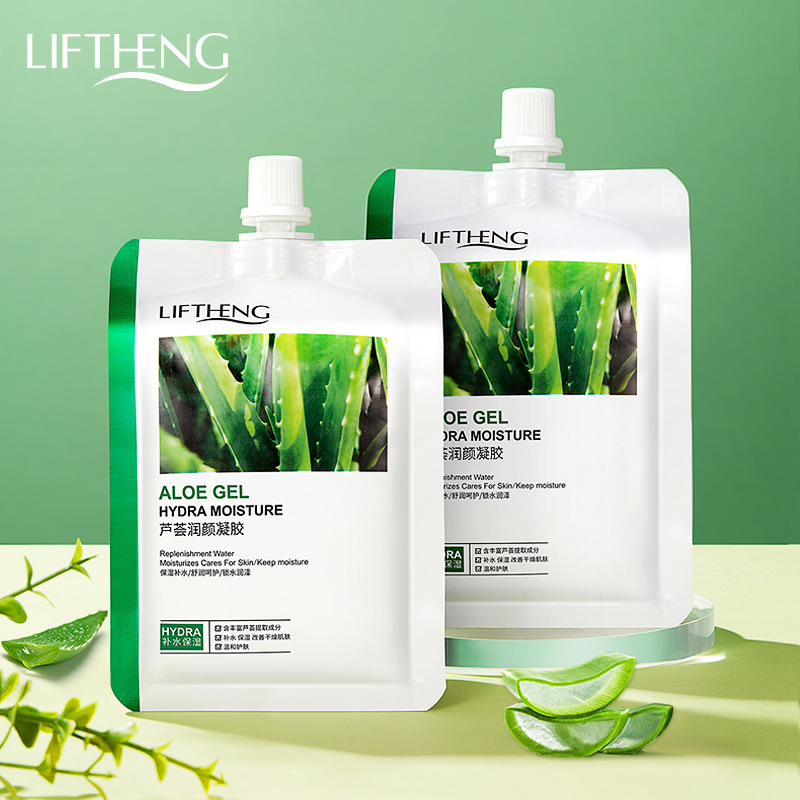 LFSPRING Aloe Moisturizing Gel 300G Hydrating and Oil Controlling Smallpox Diluting Lift Shrink Pores Aloe Vera Gel Wholesale