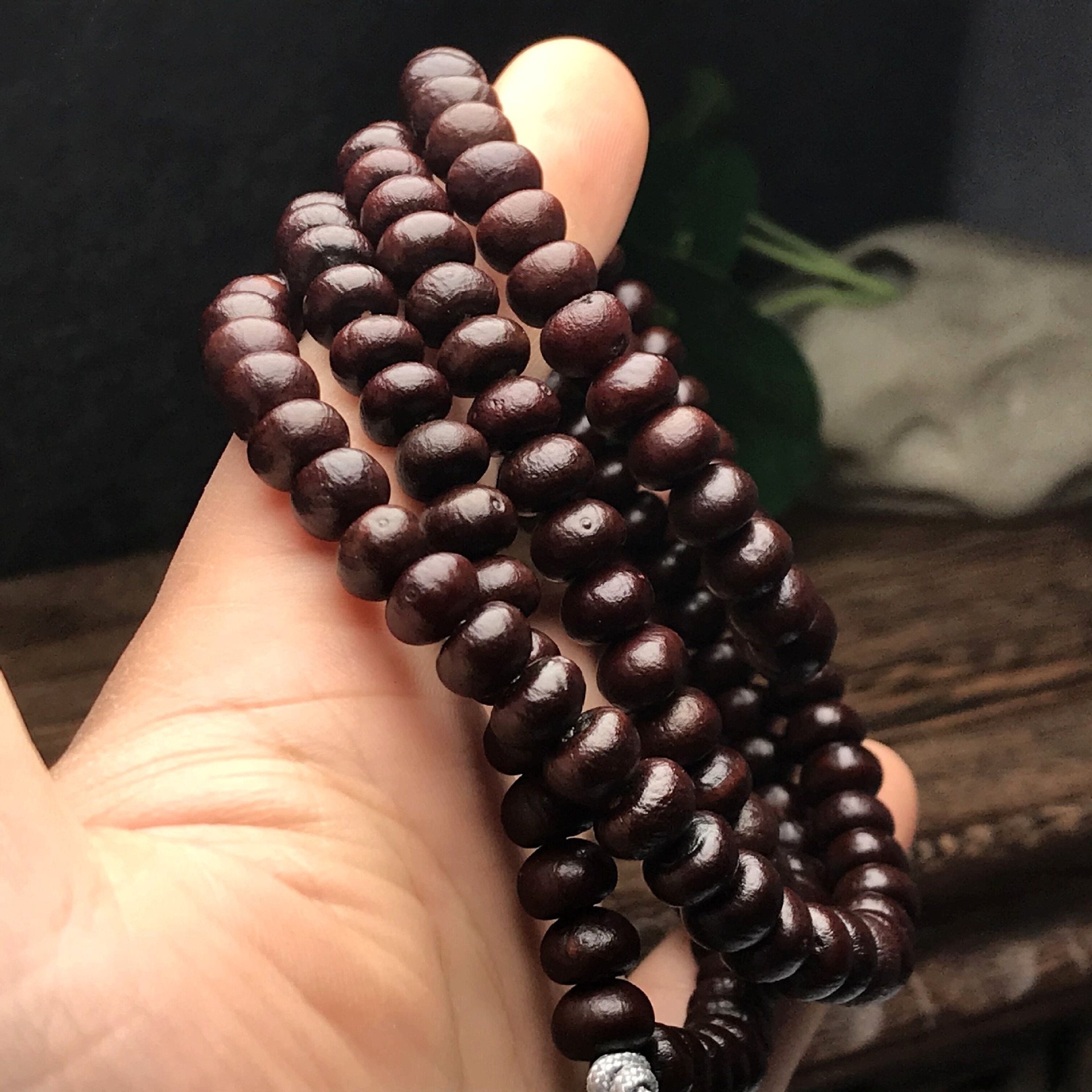 厂家批发无缺口紫金钵盂菩提子 108颗金碗莲花座菩提佛珠