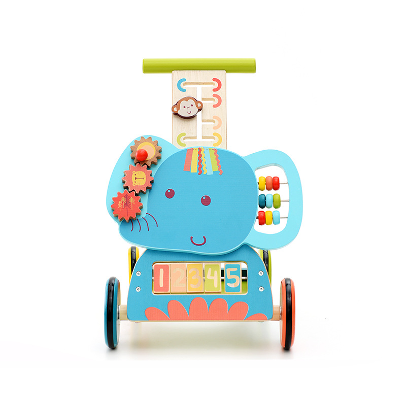 环宇婴儿学步车狮子大象手推车宝宝学步神器儿童小推车