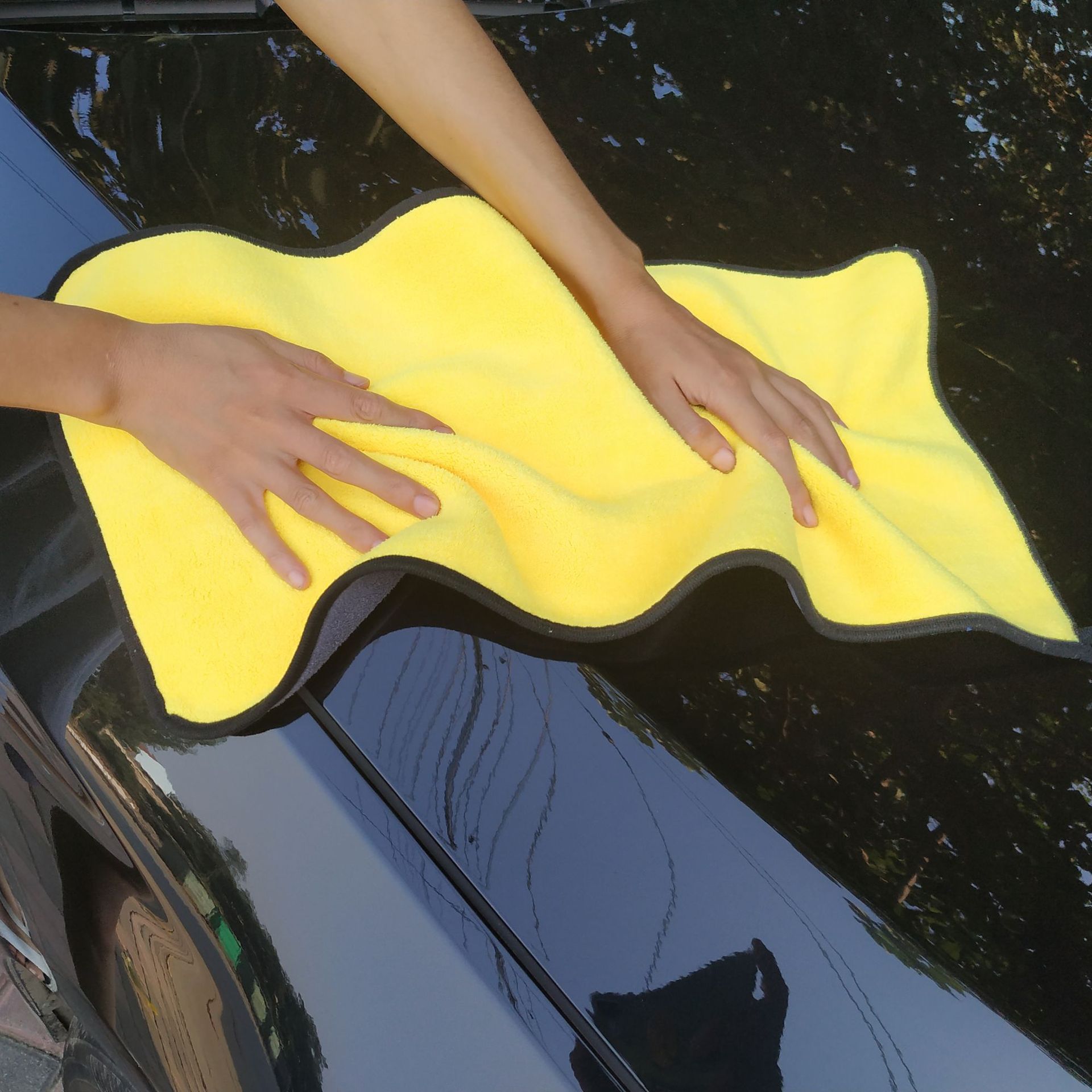 各种尺寸高密度珊瑚绒吸水擦车巾