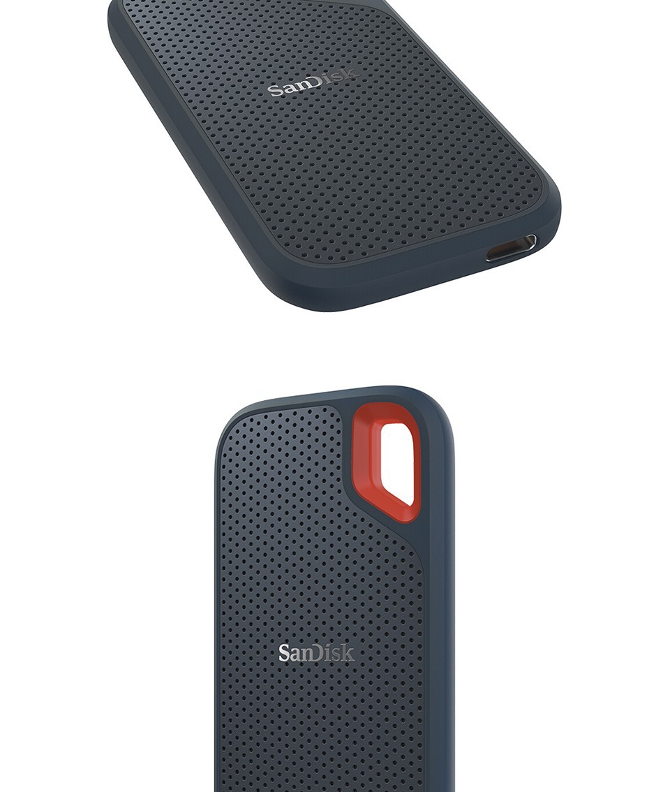 闪迪移动固态硬盘e60 500g 1t 2tb高速type-c接口usb3.1便携式ssd