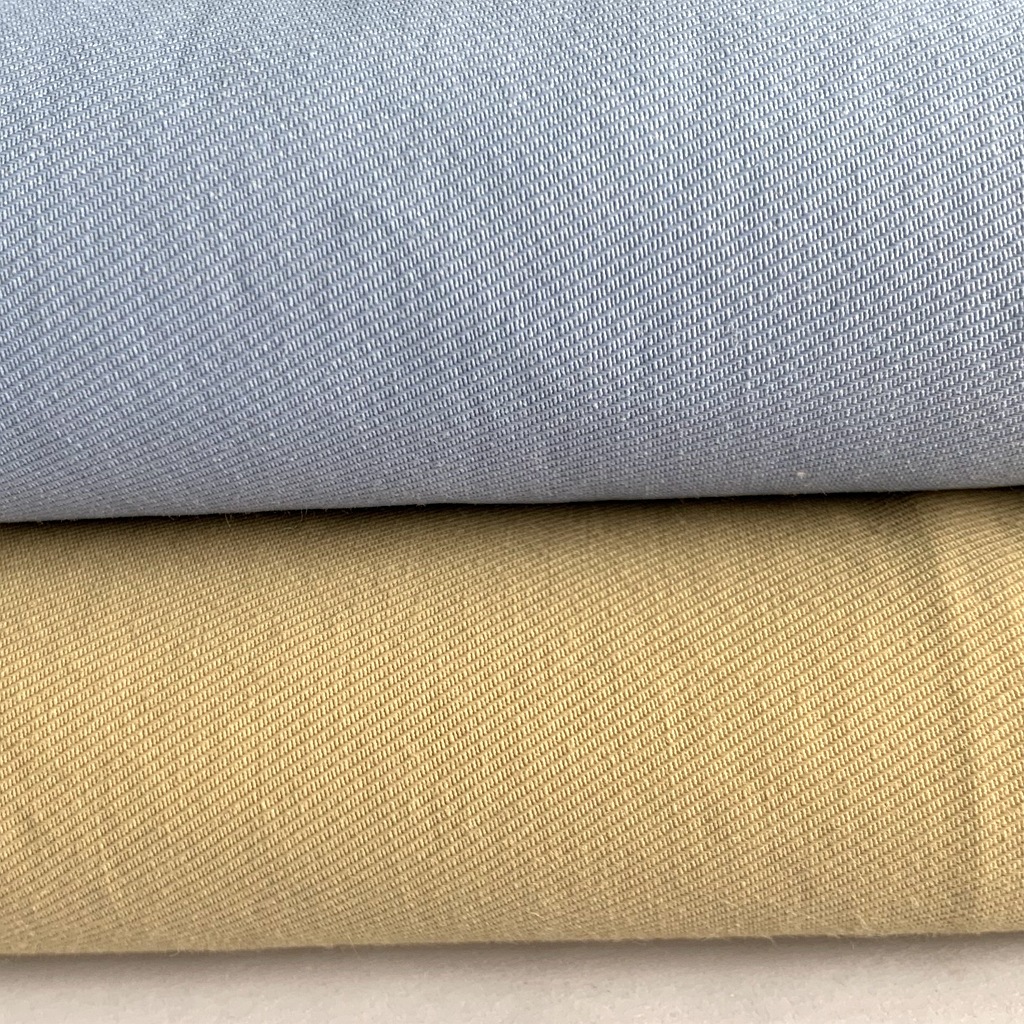 厂家供应定制 斜纹染色哔叽呢 tr西服面料哔叽布 西装裤装面料-报价