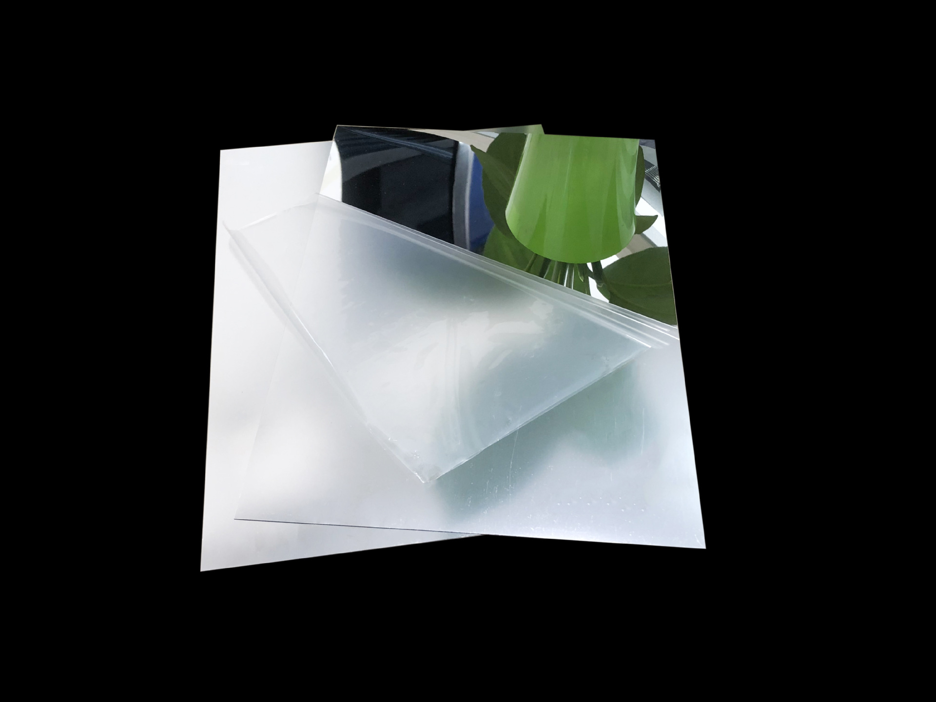 pet镜片pet镜面贴膜贴纸反光片材料软镜面电镀板pe镜面板镜面板材