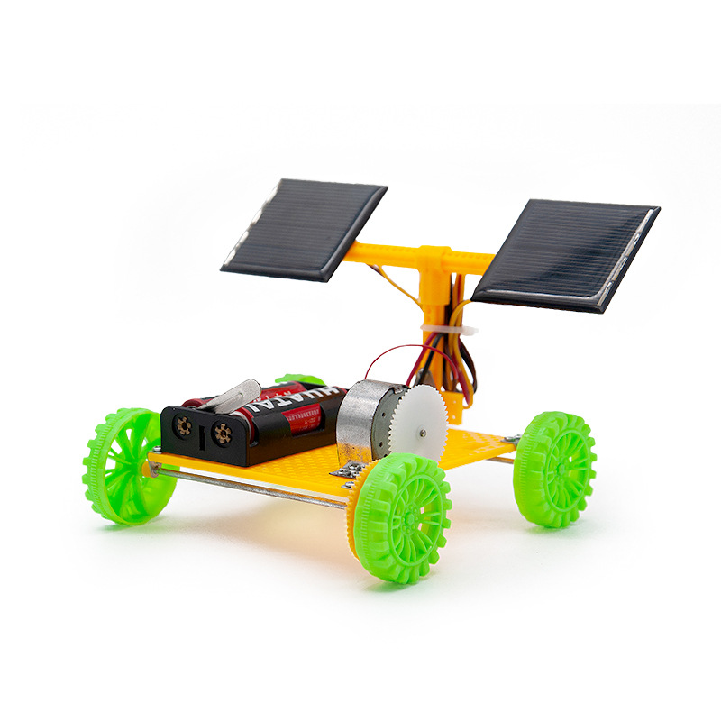 儿童diy科技小制作太阳能月球车材料 学生科学小发明益智手工材料