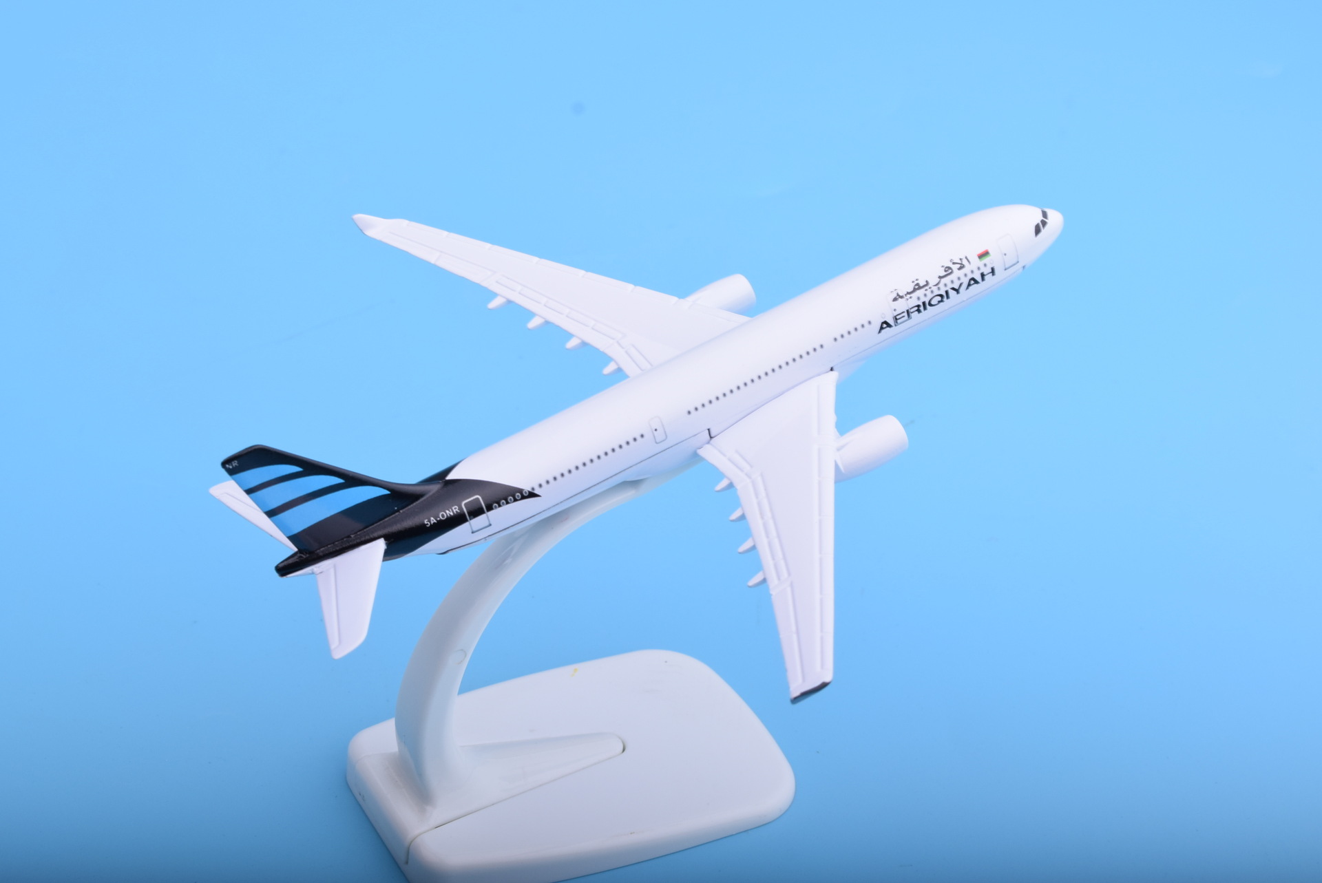 飞机模型 航空模型 空客泛非航空a330 16厘米锌合金机模航模