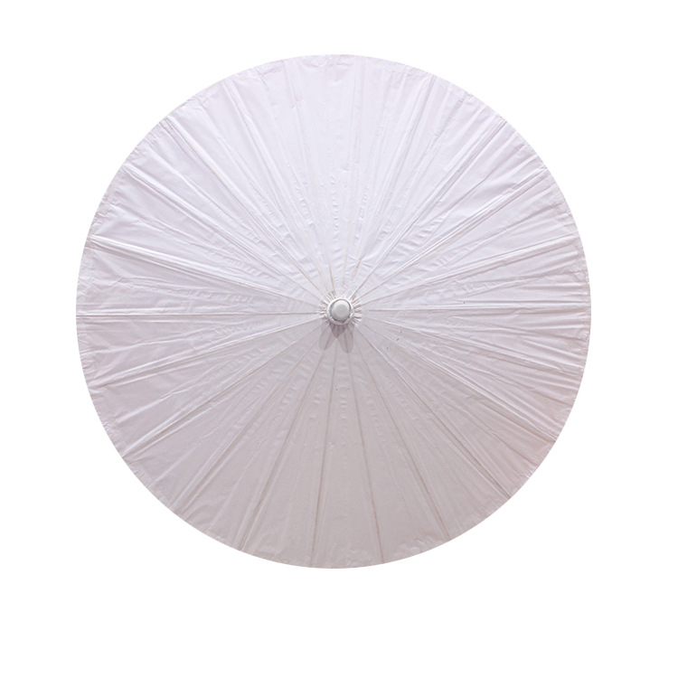 厂家生产供应白纸伞 白色油纸伞 工艺伞低价批发 可绘画可diy