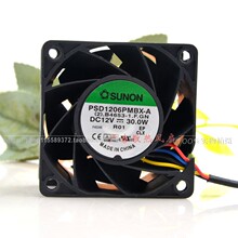 建准 6038 SUNON 12V 30W PSD1206PMBX-A 超高转速暴力 风扇 6cm