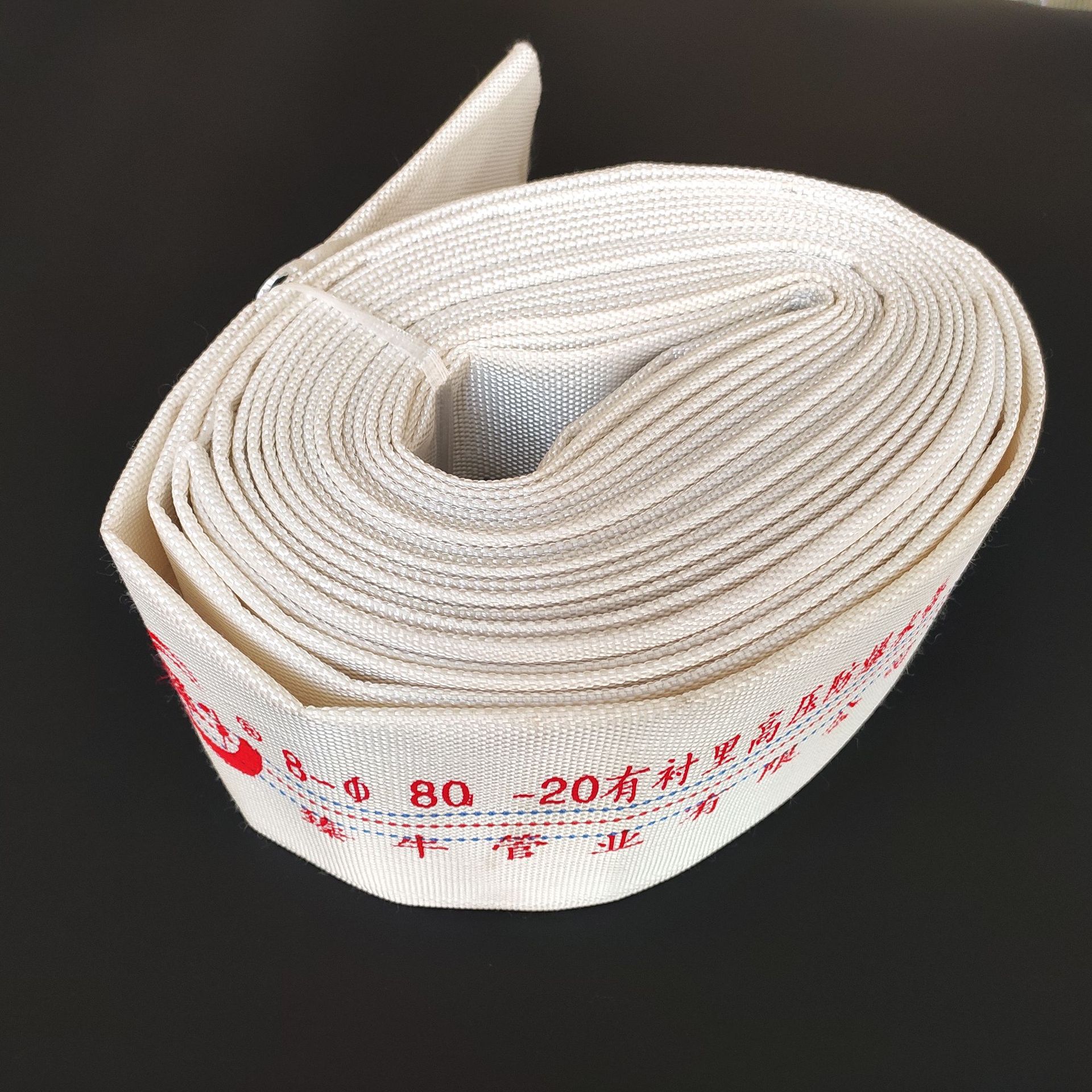 消防水带8-65-20国标20米口径65/50 带水枪接口农用灌溉帆布水带