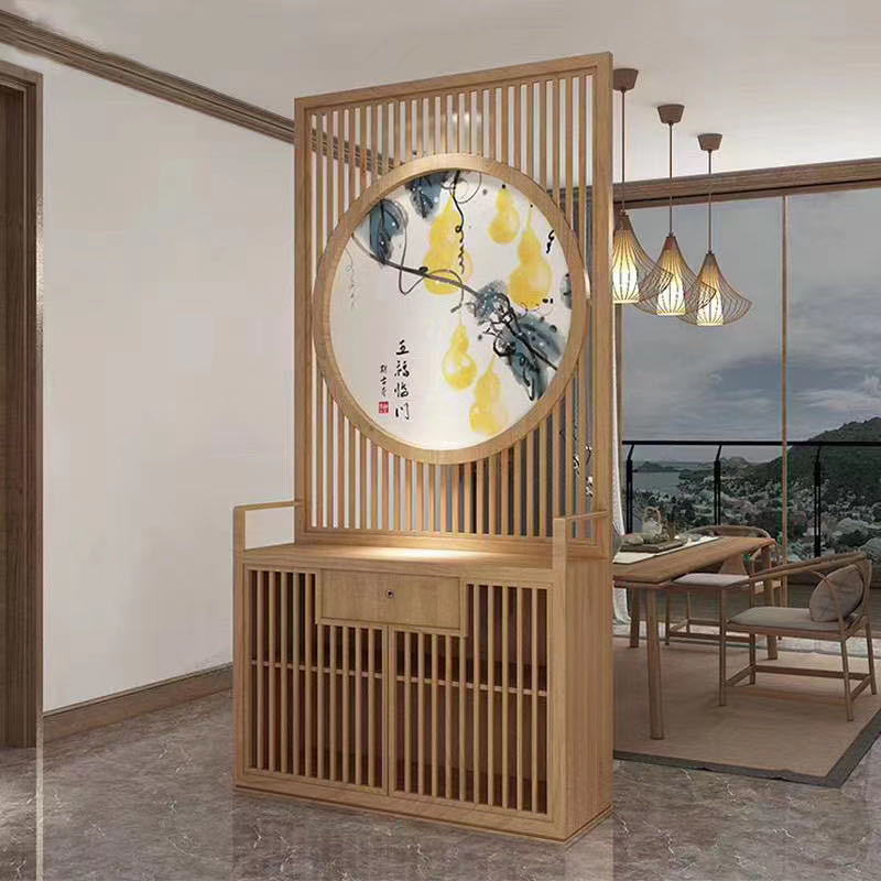 新中式实木屏风隔断玄关花格屏风屏风隔断墙代理加盟-阿里巴巴