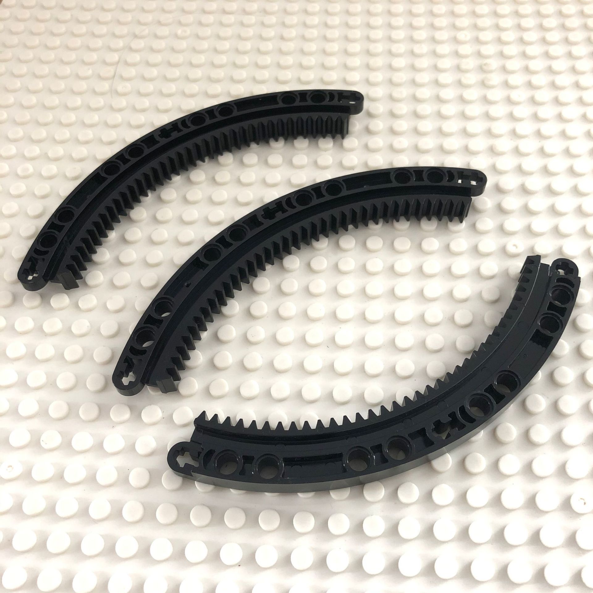 国产积木 兼容乐高 科技机械配件 24121 11x11 1/4圆 环形齿条-阿里巴