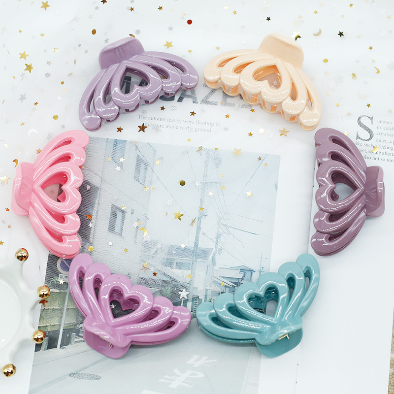 New Grip Hair Clip for Bath Love Candy Hair Claw Hot Sale Hairpin Headdress