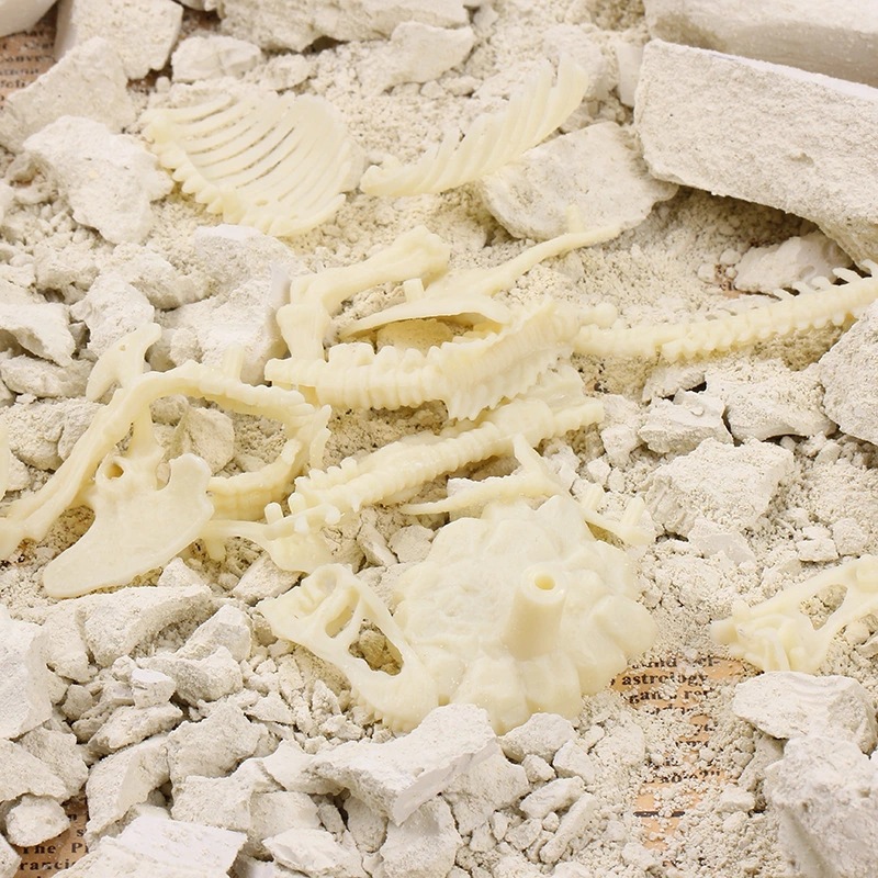 大号夜光考古挖掘恐龙化石玩具儿童科学实验动手diy拼插仿真模型