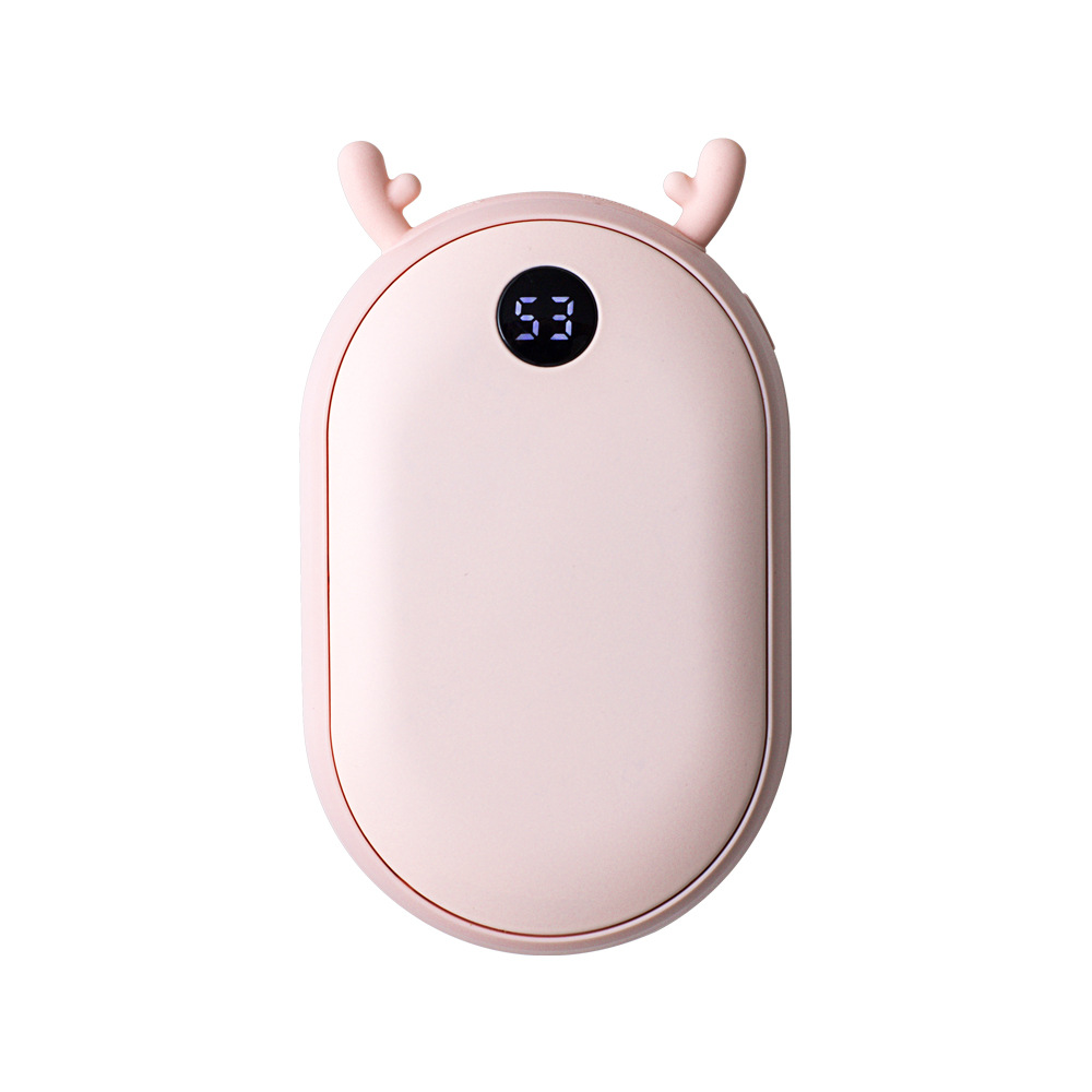 创意usb充电宝暖手宝二合一小型便携迷你暖宝宝圣诞冬季礼品logo