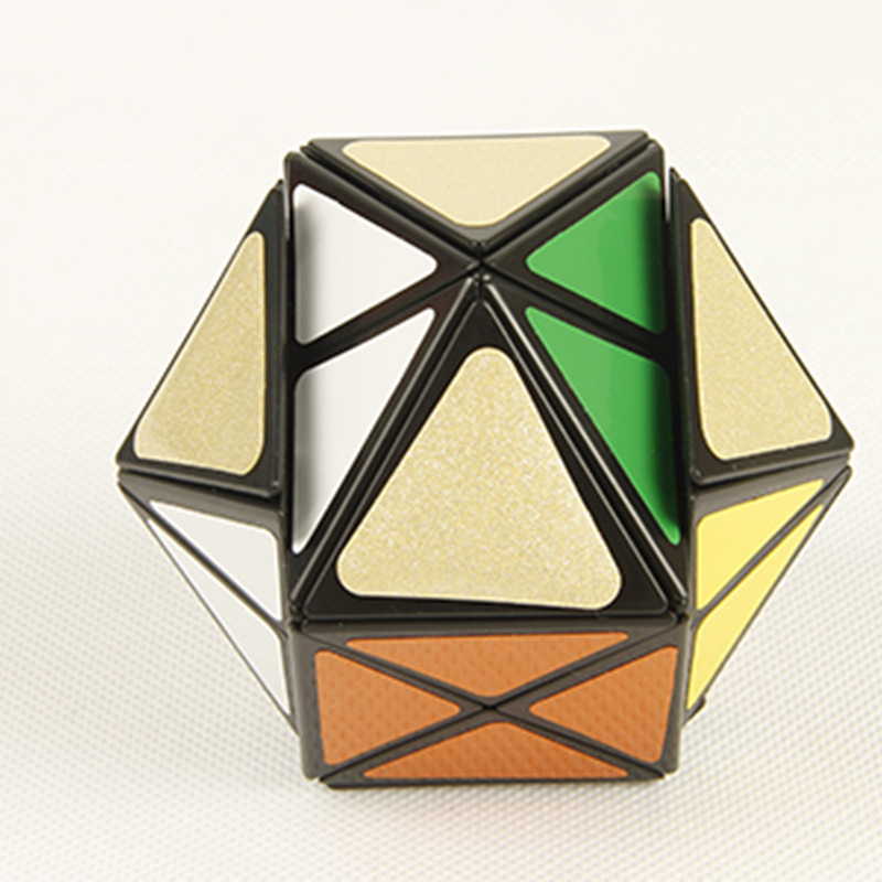 【蓝蓝 十二轴十四面体/切角直升机 魔方】12轴14面体 异形魔方
