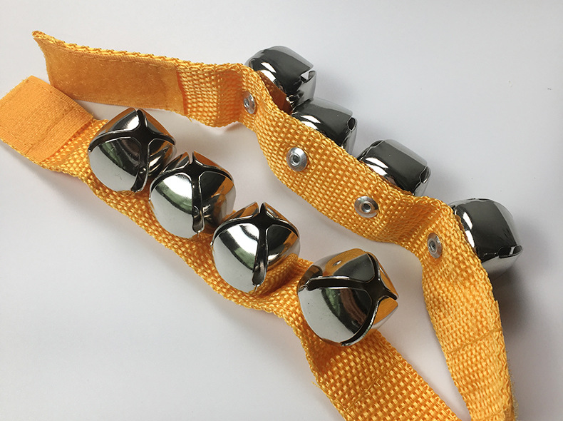 手腕铃铛 奥尔夫乐器手腕铃脚铃幼儿园舞蹈表演游戏用手摇铃