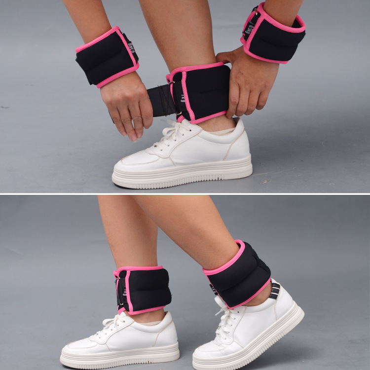 沙袋绑腿跑步训练运动学生男女隐形绑手腕绑脚沙包袋铁砂负重绑腿