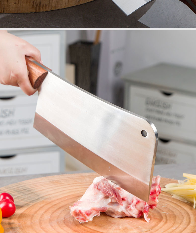 张小泉菜刀家用砍骨刀加厚剁骨刀砍猪蹄排骨商用砍骨头专用斩骨刀