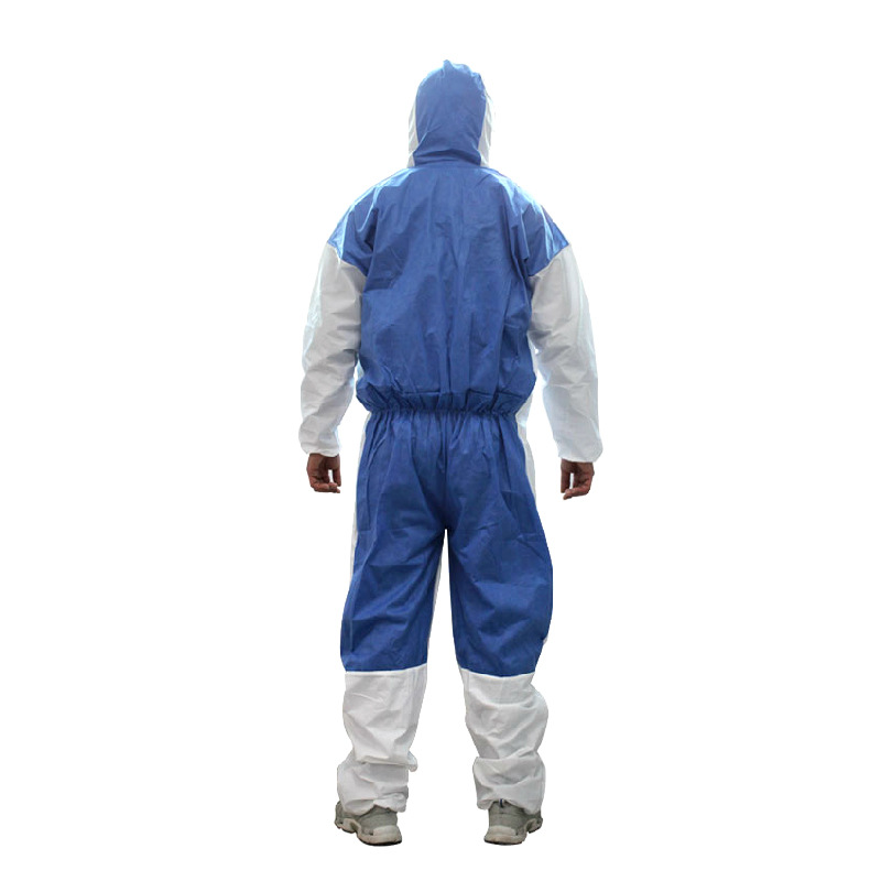 3m4515白色带帽连体防护服 防化学实验服防尘喷漆防飞溅
