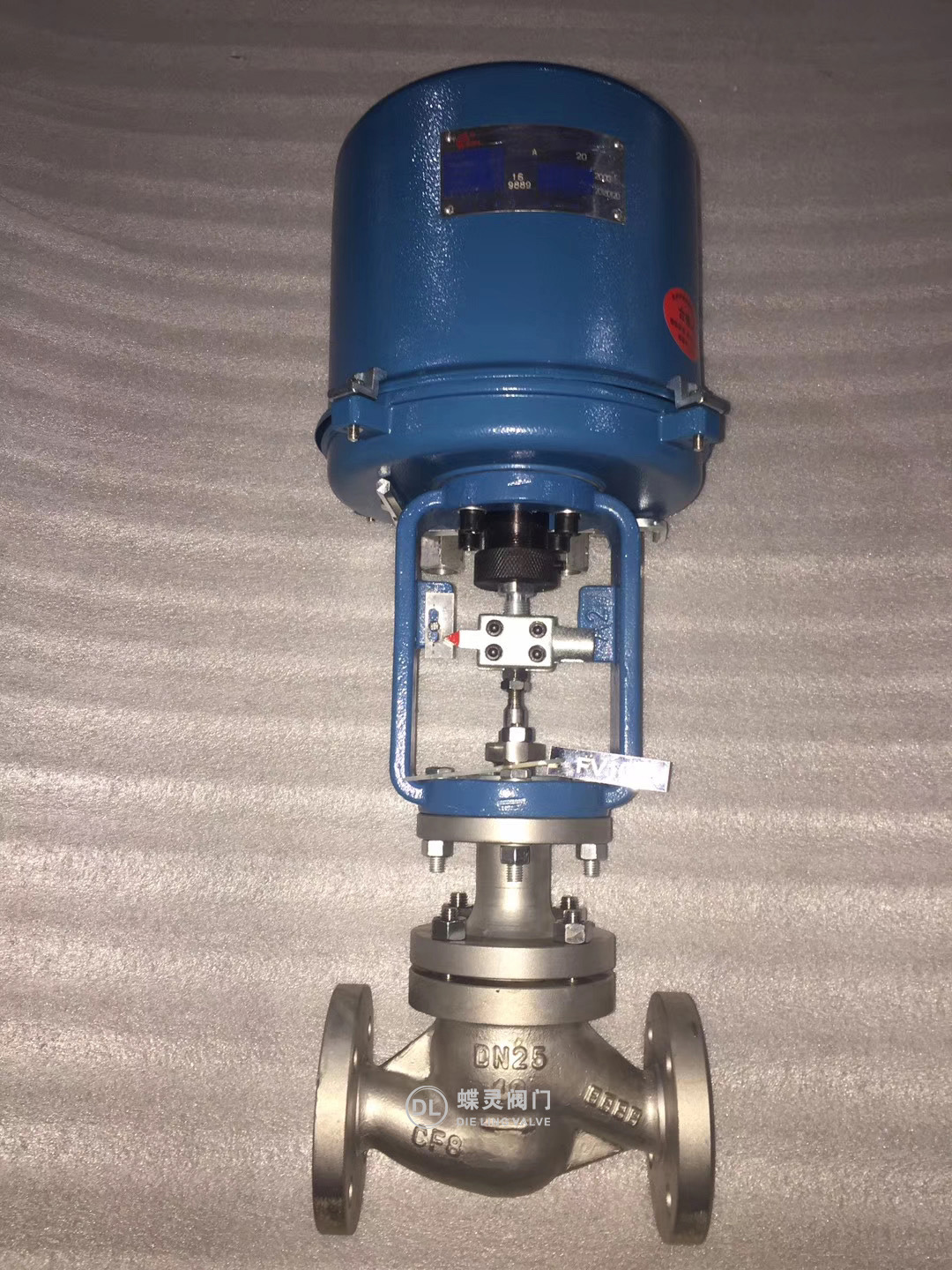 蒸汽调节阀zazp25p精小型电动单座调节阀dn150电动流量调节阀