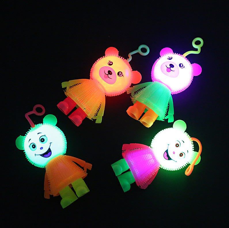 Light-Emitting Toy Stall Wholesale Children Pinch Lefa Sound Light-Emitting Shouting Toy Push Small Gift Factory Wholesale