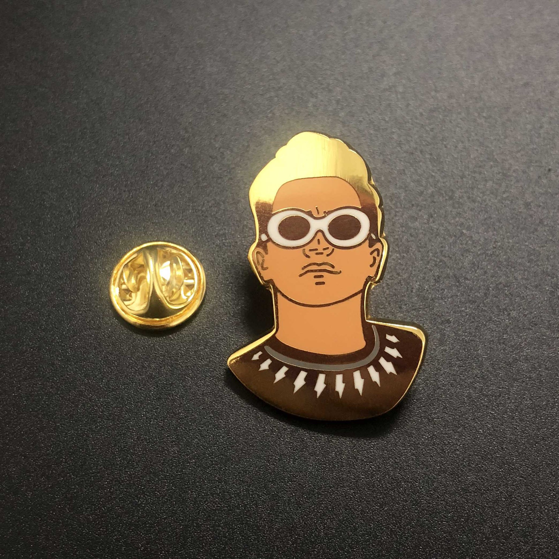 简约人物徽章爱豆抽象卡通纪念挂饰 系列批发定制金属仿珐琅胸针