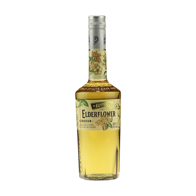 dekuyper迪可派接骨木花味利口酒配制酒调酒基酒 荷兰原装进口
