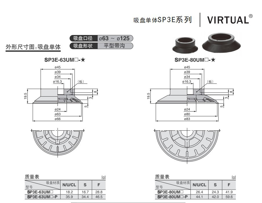 00元 订货号 01 产品类型 真空吸盘 货号 1 品牌 virtual 型号 sp3e