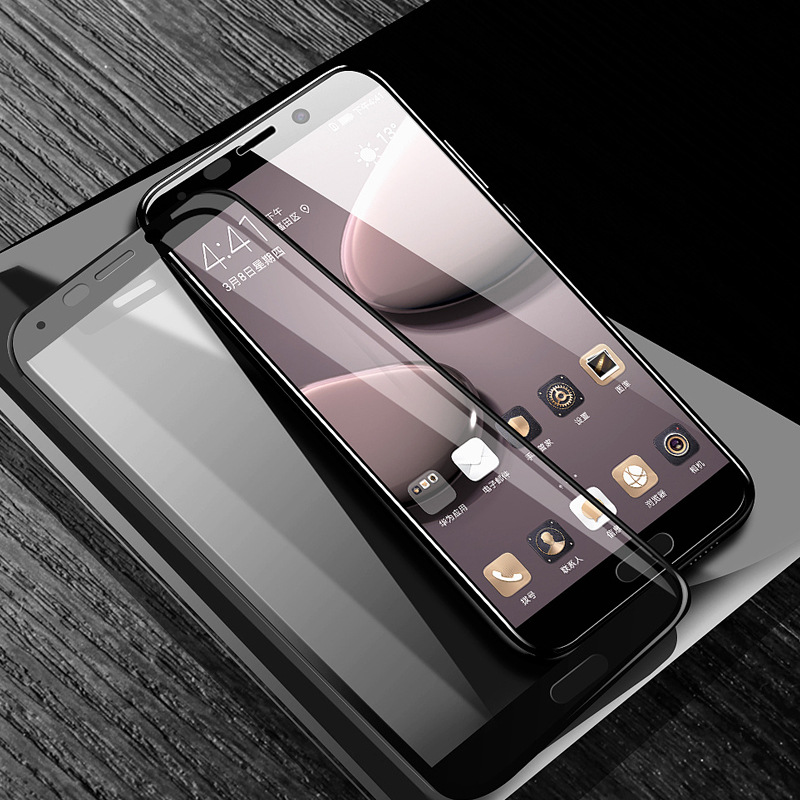 华为mate10钢化膜mate10pro丝印膜mate9全屏高清丝印玻璃保护膜