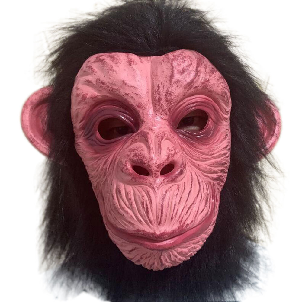 乳胶金刚大猩猩面具cosplay动物头套猴子悟空舞会面罩万圣节道具