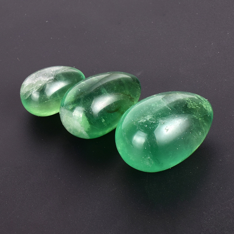 玉石阴户蛋萤石鸡蛋凯格尔运动辅助玉球家居球形摆件莹石玉蛋批发