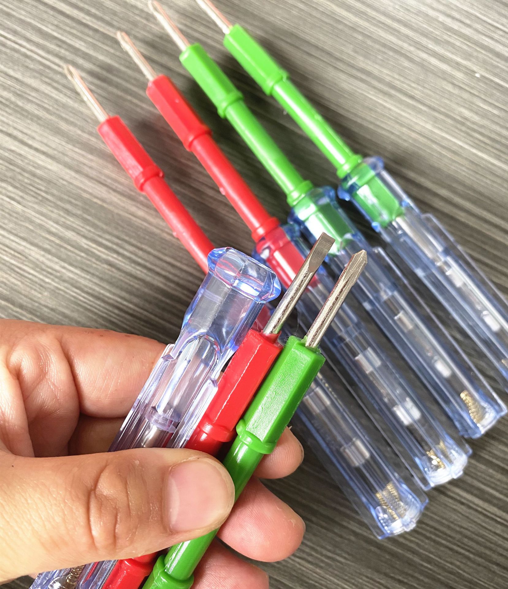 两用电笔 电笔螺丝刀 十字一字可更换 一元店两元店货源