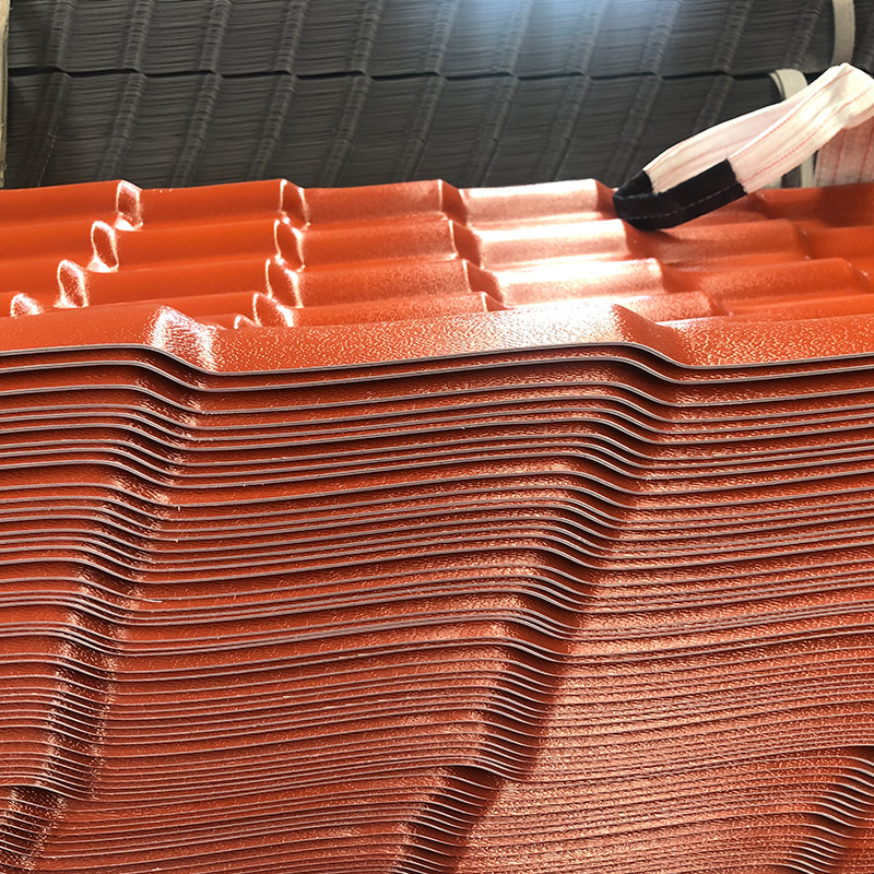 树脂瓦厂家批发仿古瓦灰色屋顶隔热环保树脂瓦塑料瓦顶合成树脂瓦