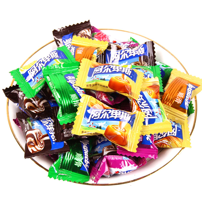 阿尔卑斯牛奶糖散称500g约130颗结婚喜糖糖果婚庆散装喜糖-阿里巴巴
