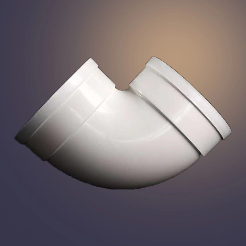 pvc排水管件90°排水塑料管批发国标排水管塑料直角弯头塑料弯头